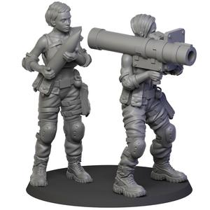 Rocket launcher team