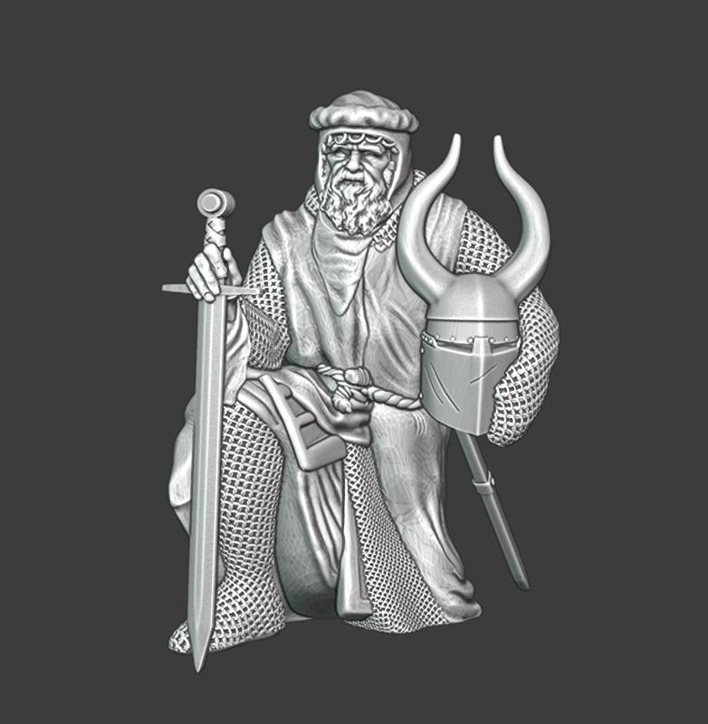 Grand Master Konrad von Thuringen – Praying