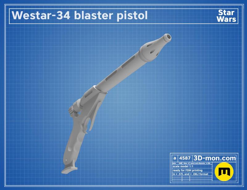 Westar-34 Jango Fett Blaster