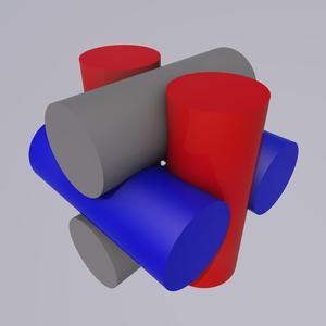 Log Cube Burr Puzzle Game Toy (Rompecabezas)