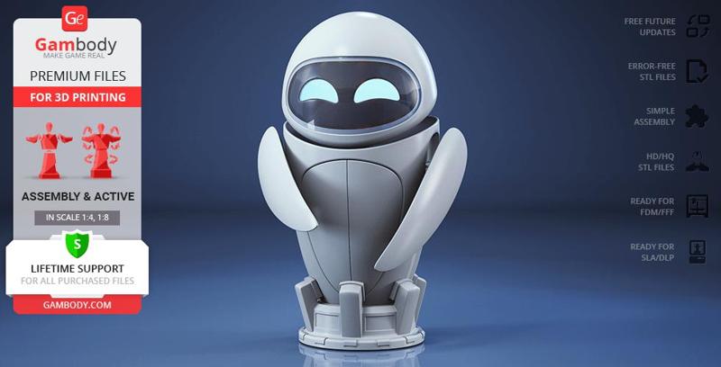 EVE 3D Printing Model | Assembly + Action