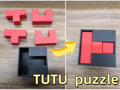 TUTU 3D Puzzle (Level 8 difficulty) (Requires glue)