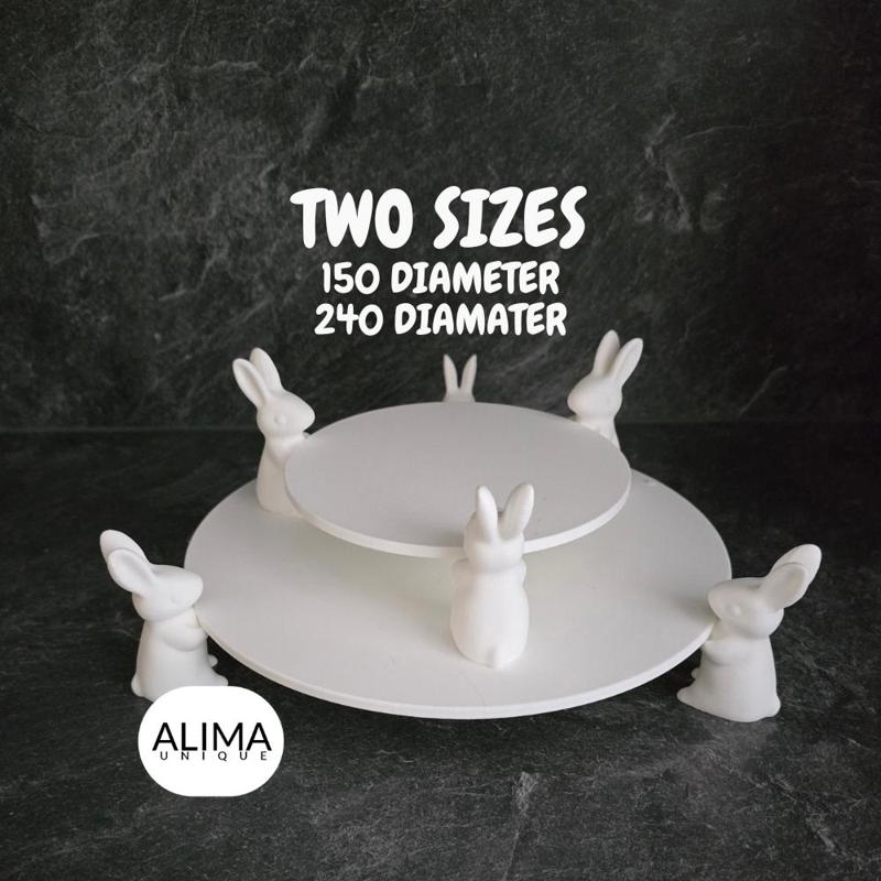 Easter Bunny Serving Plate / Decoration / Functional / Brunch