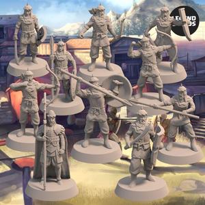 Empire of Jagrad Army Bundle (10 miniatures) – 3D Printable Miniatures – STL file