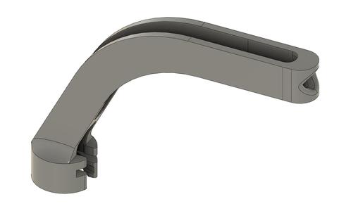 PTFE Guide With Gentle Curve