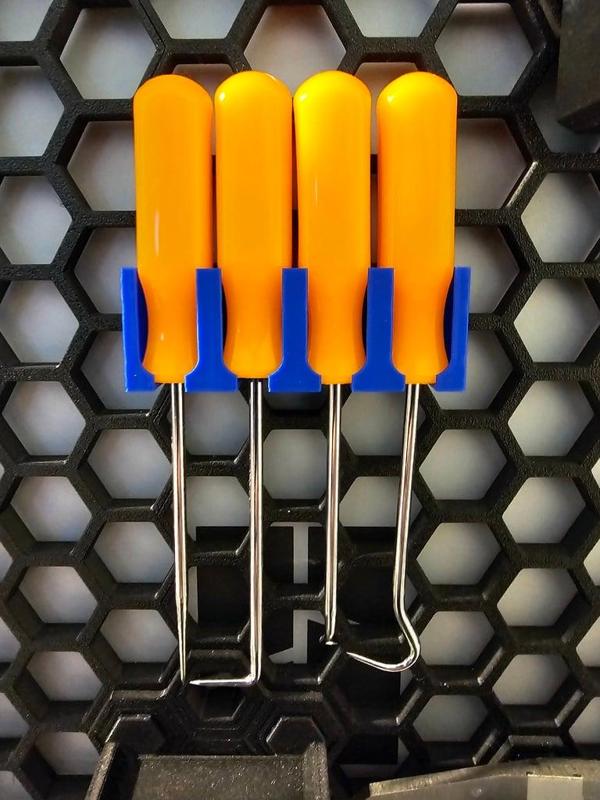 HSW (Honeycomb Storage Wall) Pick Holder for Harbor Freight #63697 / PT Tools Picks
