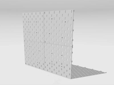 IKEA pegboard 220×220