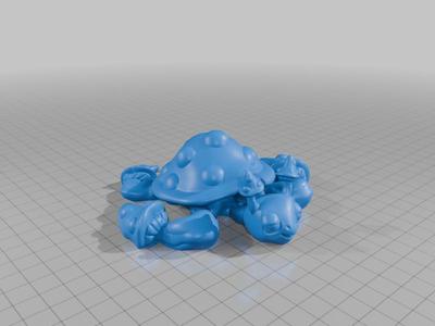 Cute Mushroom Turtle Flexi