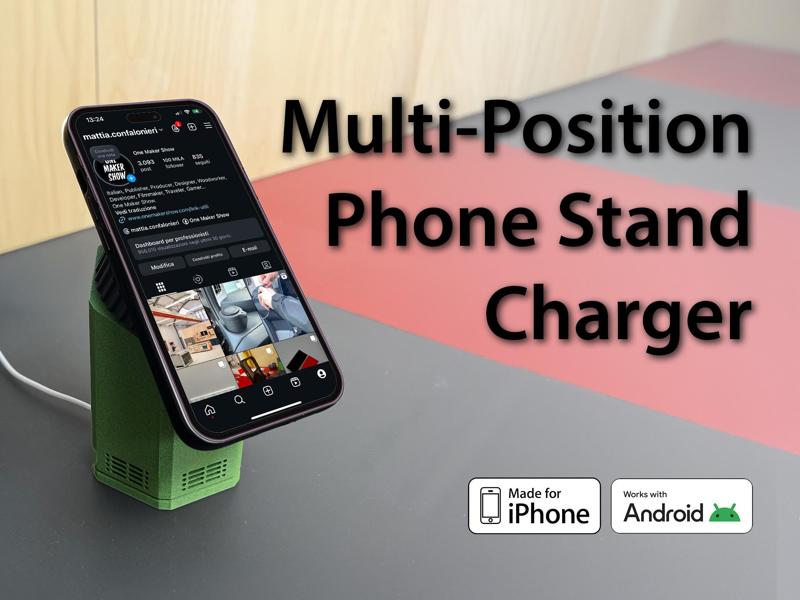 Multi-Position Phone Stand Charger