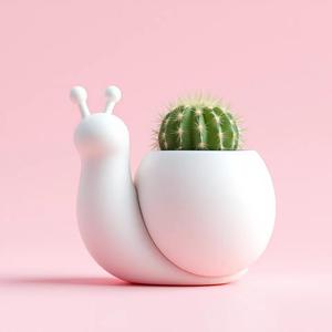 Snail-Shaped Flower Pot & Vase – Great Gift Idea