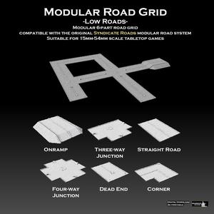 Modular Road Grid Low Roads Addon