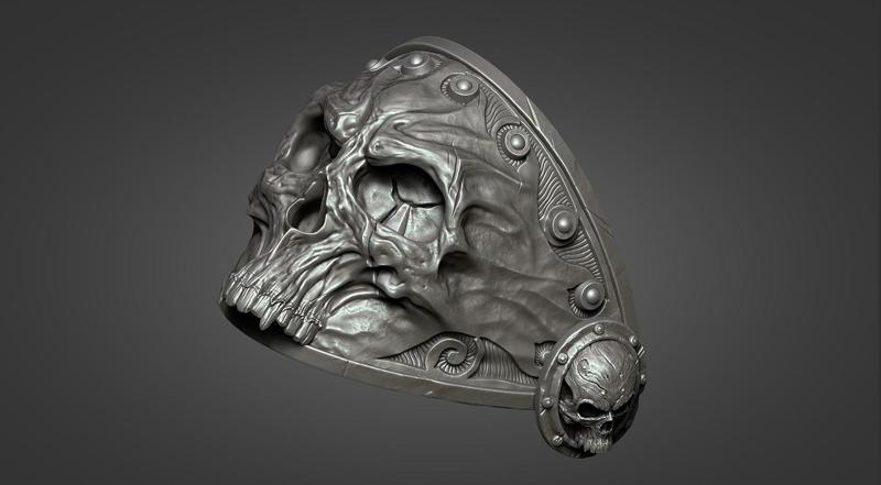Lich King Armor – Right shoulder