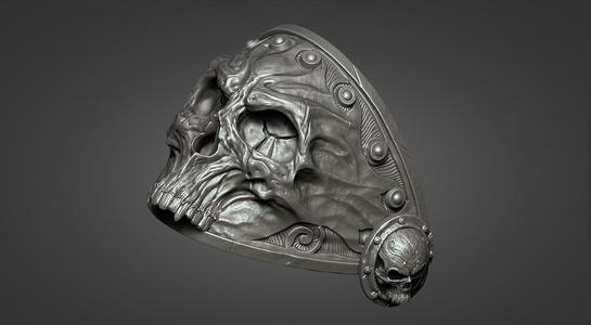 Lich King Armor – Right shoulder
