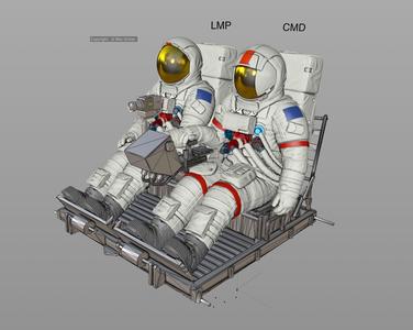 APOLLO Lunar Rover Crew