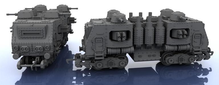 OO Scale Train – Warhammer Style – 2 Segments