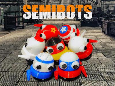 Small flexible keychain SemiBot from R.E.P.O.