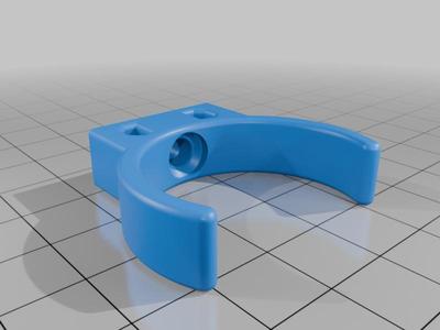 Abrazadera para PPR de 20, 25 y 32mm + SW parametrico (Pipe clamp for 20, 25 and 32mm PPR + SW parametric)