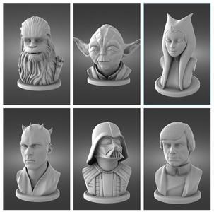 Star Wars pawns set for boardgames
