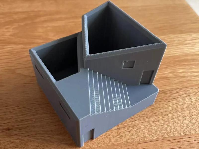 Architectural Pen Holder Storage Bin