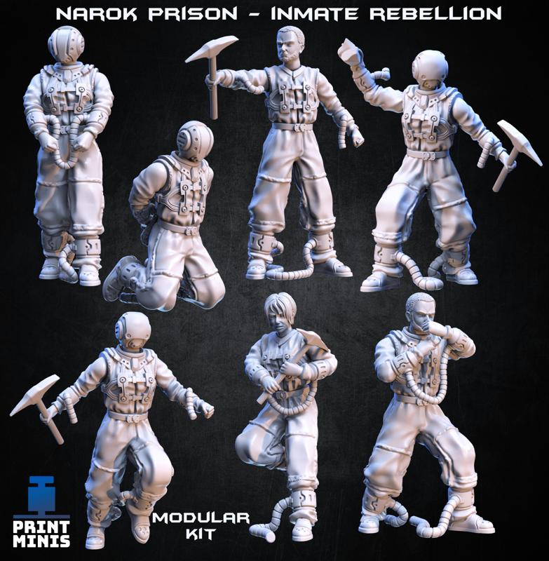 Lunar Prisoners – Modular Inmate Rebellion – Narok Prison Collection