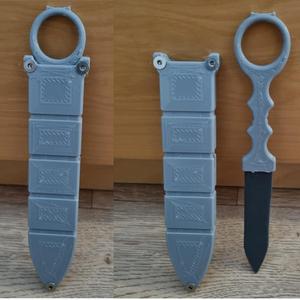 The AOMP Project- An SOCP-like dagger melee weapon for airsoft