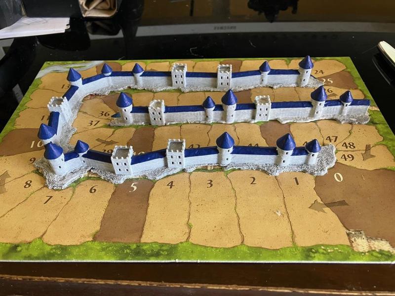 Carcassonne Score Board Wall Dividers