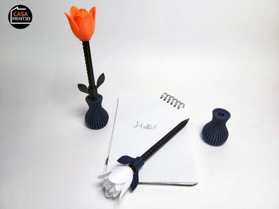 TwistBloom Fidget Pen: Write, play, decorate