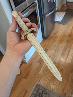 Small sword and sheath (toddler size)
