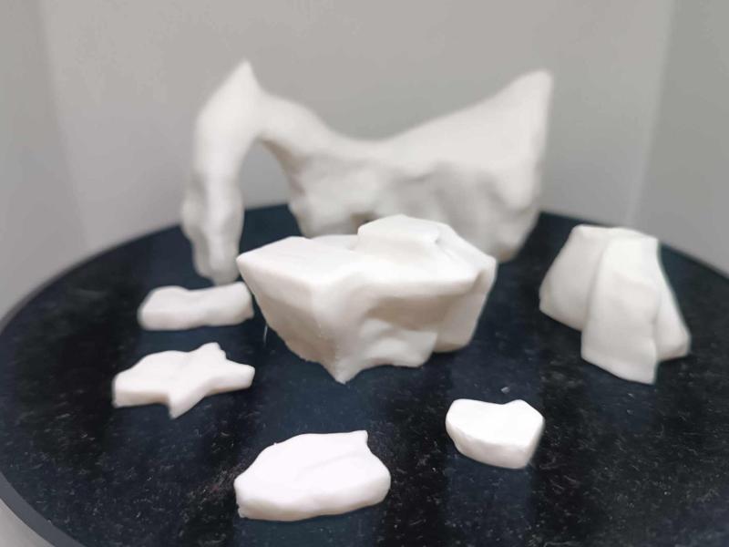 Miniature Terrain Set – Icebergs for RPG and DnD