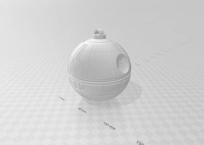 Death star Christmas ornament.3mf