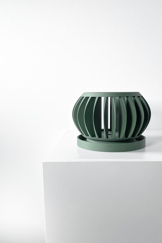 The Rene Orchid Planter Pot with Drainage Tray | Modern and Unique Home Decor