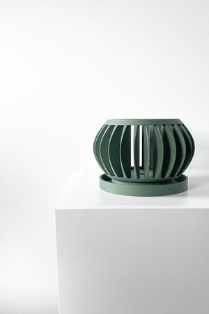 The Rene Orchid Planter Pot with Drainage Tray | Modern and Unique Home Decor