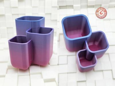 Overlapping Pen Cup