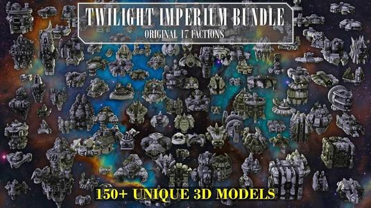 Twilight Imperium Over 150 Unique Ships for 17 factions – Bundle
