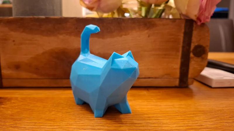 The cat Low poly