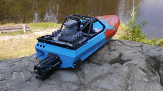 M-Jet Supersprint – 3D Printable RC Jetboat Model
