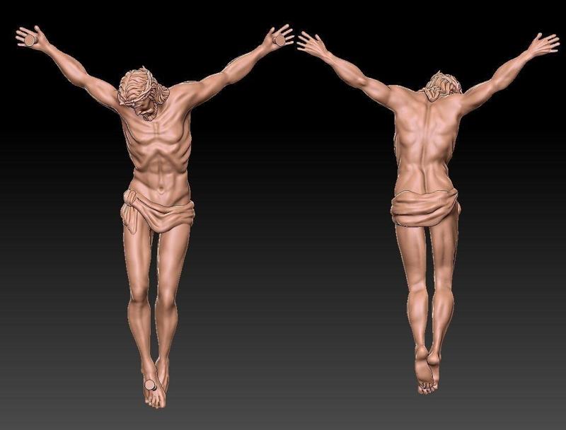 Jesus Christ pendant 3D print model