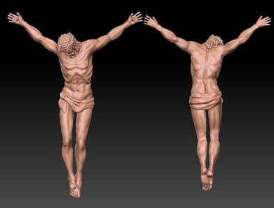 Jesus Christ pendant 3D print model