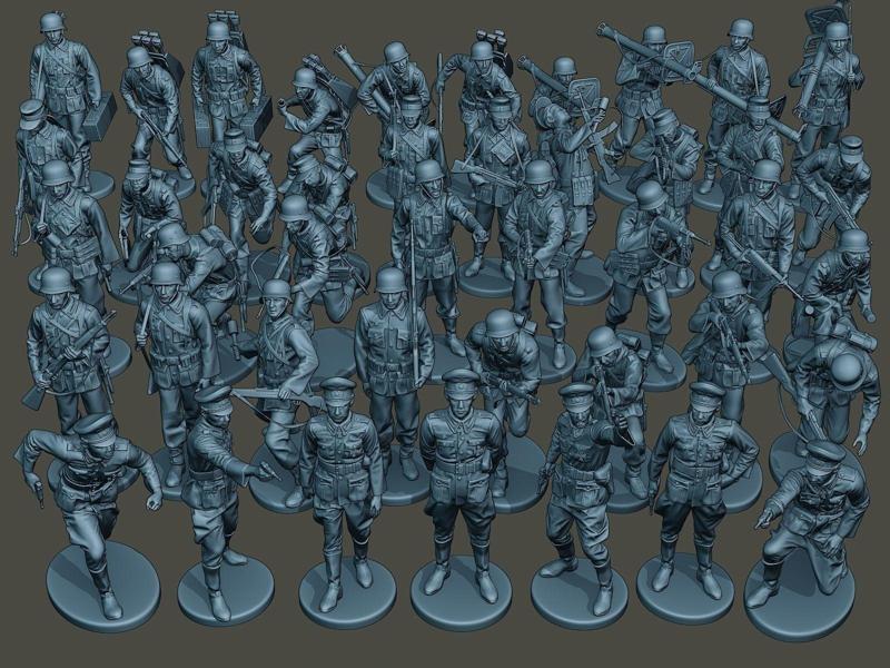 German soldiers ww2 Bundle Pack 1