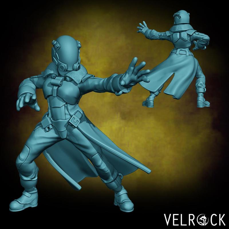 Tempest Guardsman Warlock 1 (Female) (PRESUPPORTED)