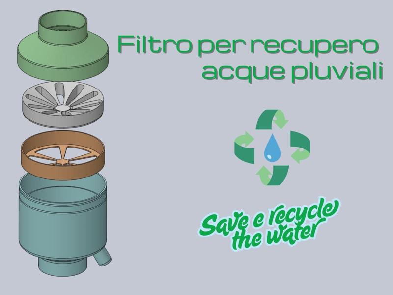 Rainwater harvesting filter