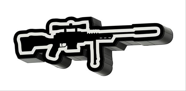 Sniper Rifle LED Lamp