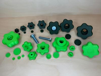 Hexagonal Star Grip inch UNC, UNF 1/4, 5/16, 3/8
