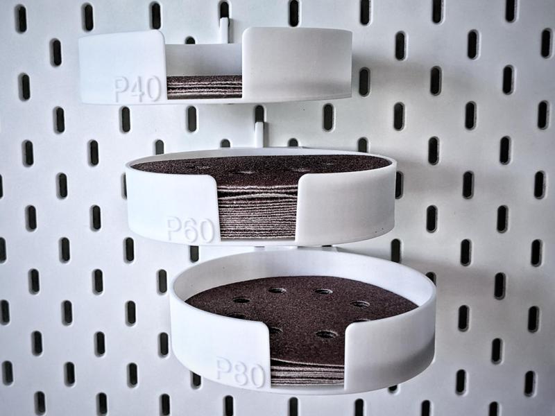Sanding Disc 5 Inch (125mm) Trays for Ikea Skadis
