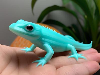 Cute Little Lizard Gecko Figure