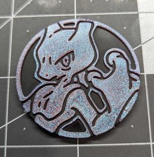 Mewtwo Pokemon Coin (Modern Style)