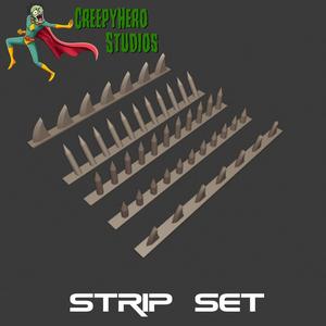 Gaslands Blade and Spike Strip Set