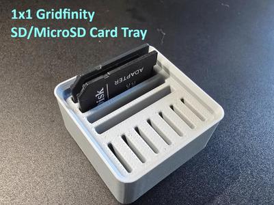 Gridfinity SD Card Holder
