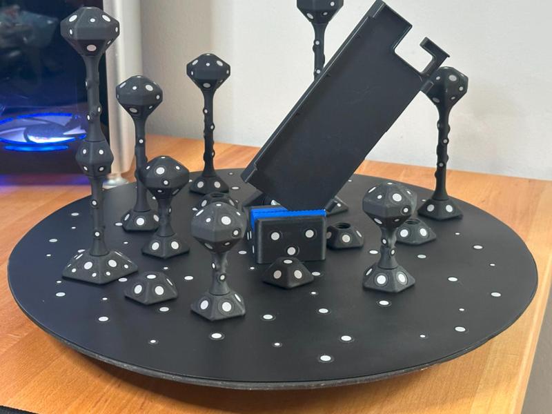 Spinning Base for magnetic 3d Scanning Turntable