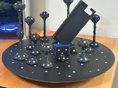 Spinning Base for magnetic 3d Scanning Turntable